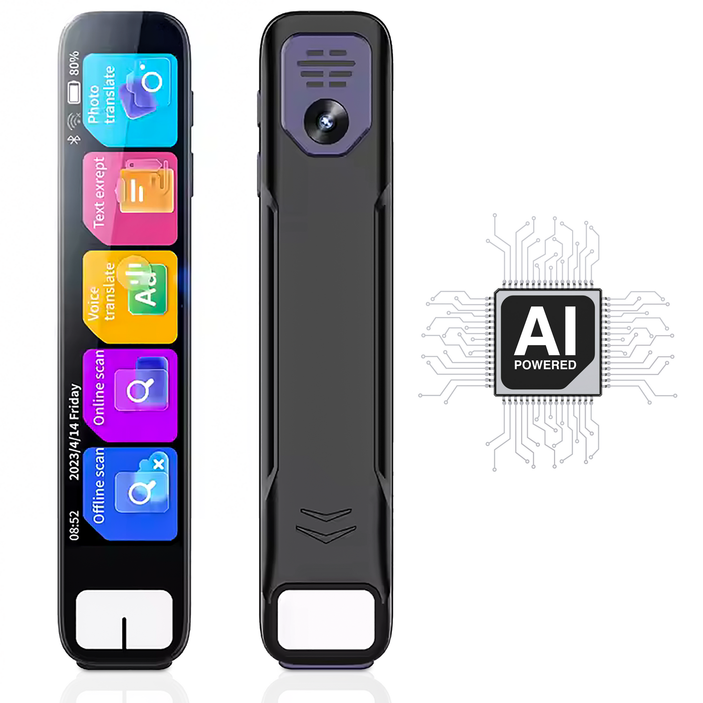 ScanSense AI Smart Pen | Respuestas AI instantáneas para Matemáticas, Historia y más