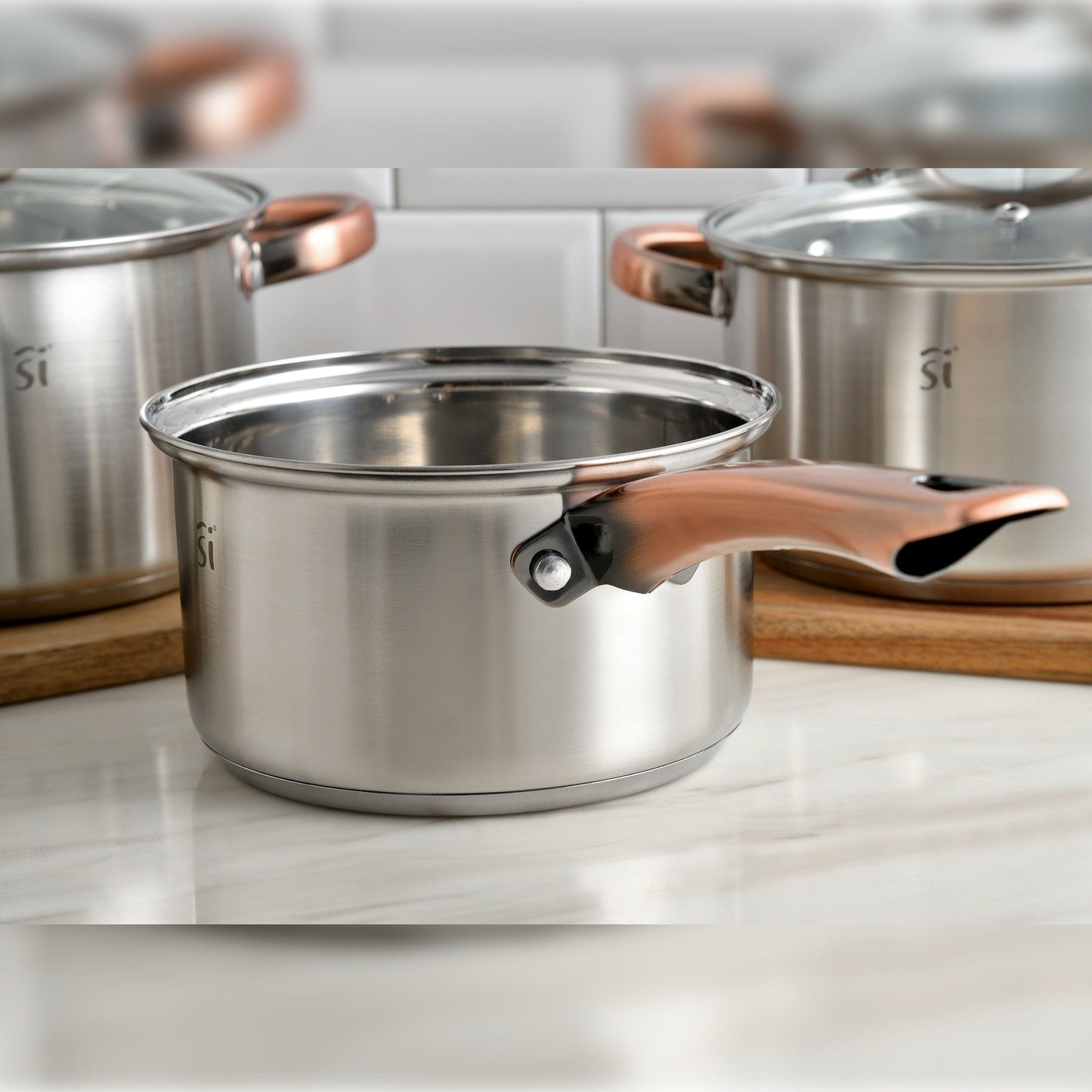 Juego de Batería de Cocina Onil y Set de Sartenes Optimum Cooper