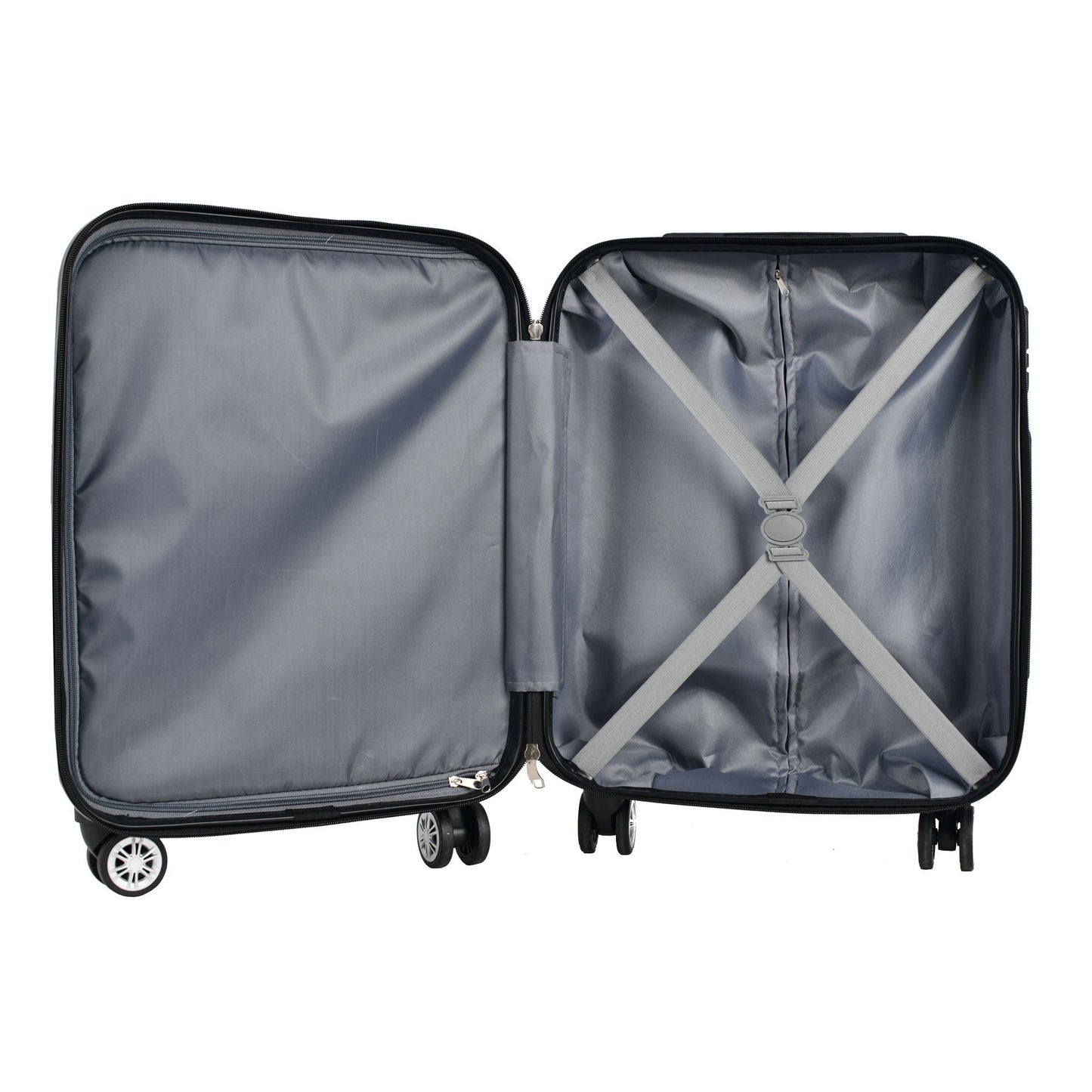 Maletas Kukuxumusu (56.5x42x21 cm) ABS/Policarbonato 4 Ruedas 360° y Candado Integrado