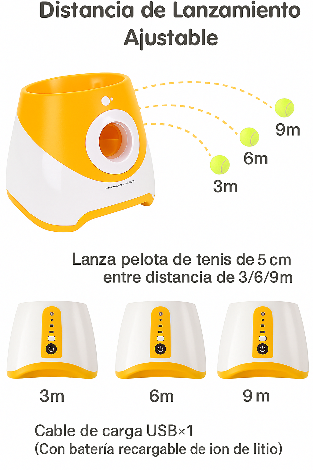 Lanzador Automático de Pelotas para Perros Pelotín Go