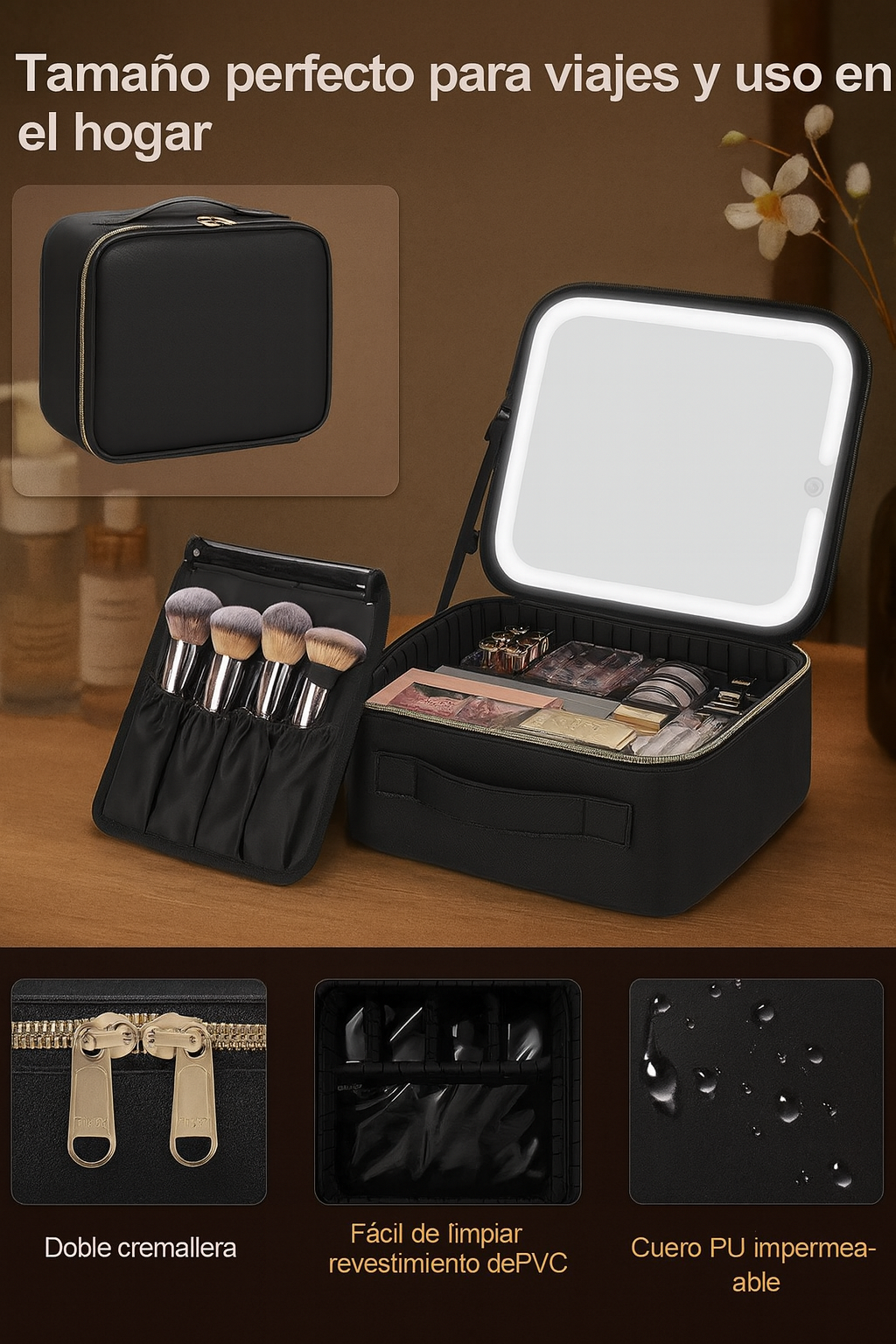 Estuche de Maquillaje Luminoso
