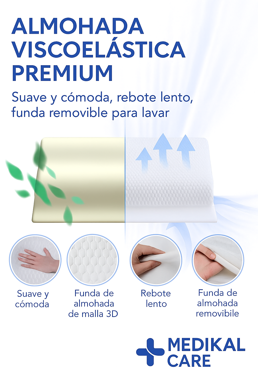 Almohada Inteligente Anti-Ronquidos