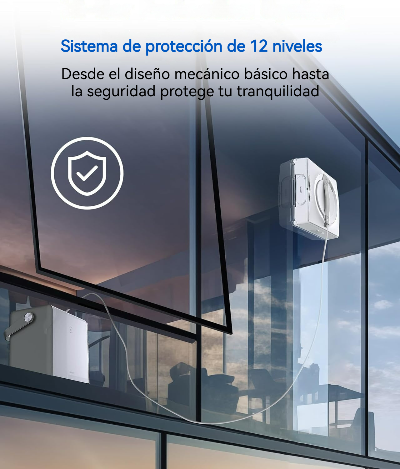Robot Limpiacristales Portátil