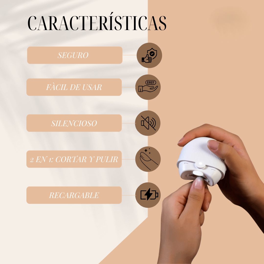 Cortaúñas Eléctrico Fácil