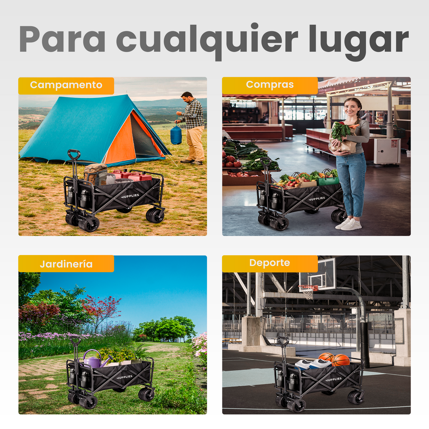 Carro Plegable Todo Terreno