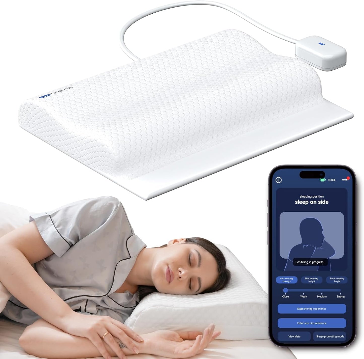 Almohada Inteligente Anti-Ronquidos