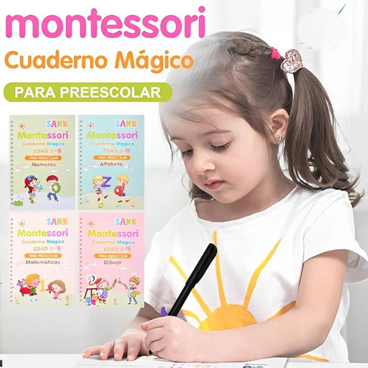 Cuaderno Mágico para Caligrafía 4 en 1