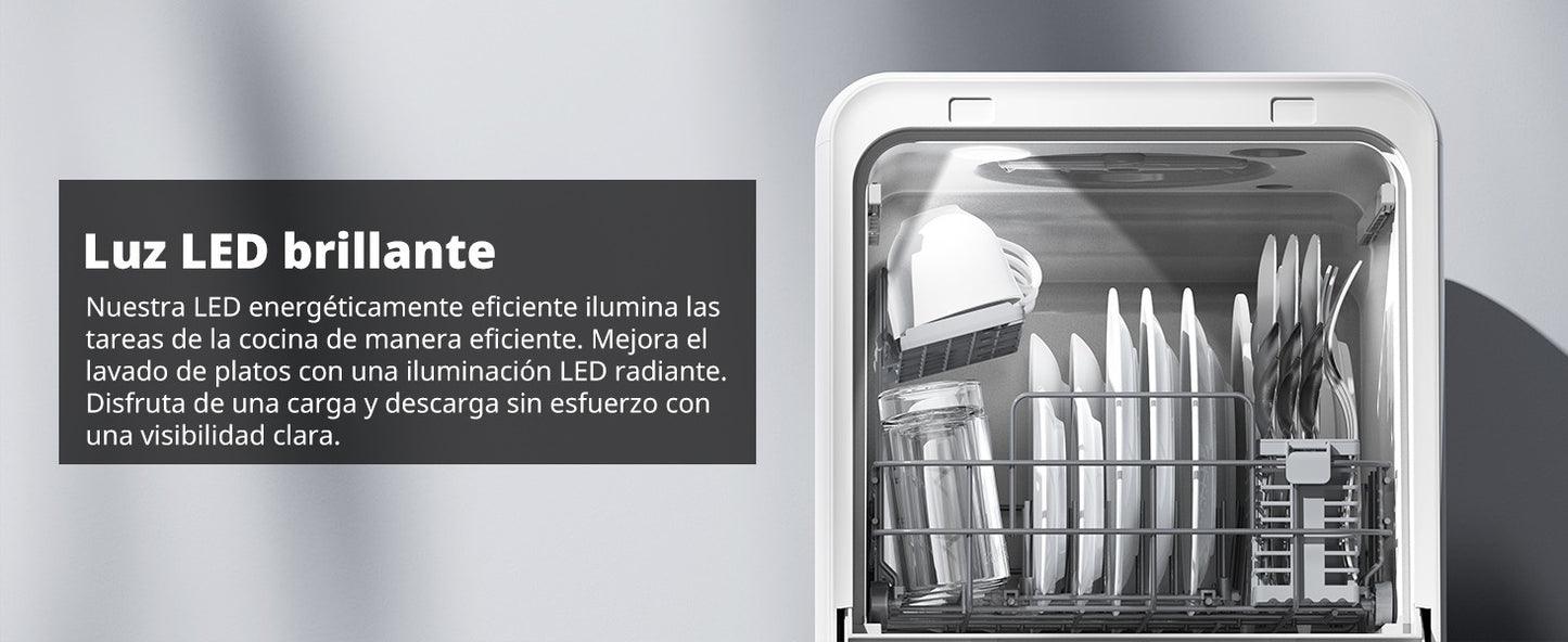 Lavavajillas Portátil de Encimera – Funcionalidad, Comodidad y Eficiencia para tu Hogar