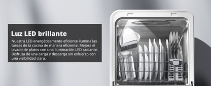 Lavavajillas Portátil de Encimera – Funcionalidad, Comodidad y Eficiencia para tu Hogar