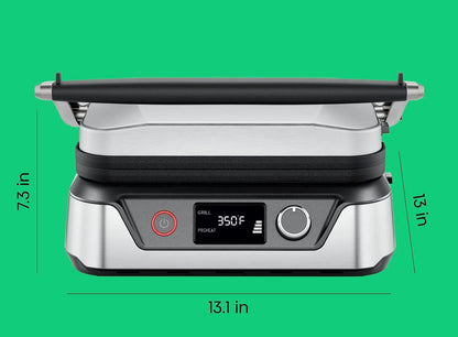 Prensa Panini Digital 5 en 1 con Grill y Plancha Reversible