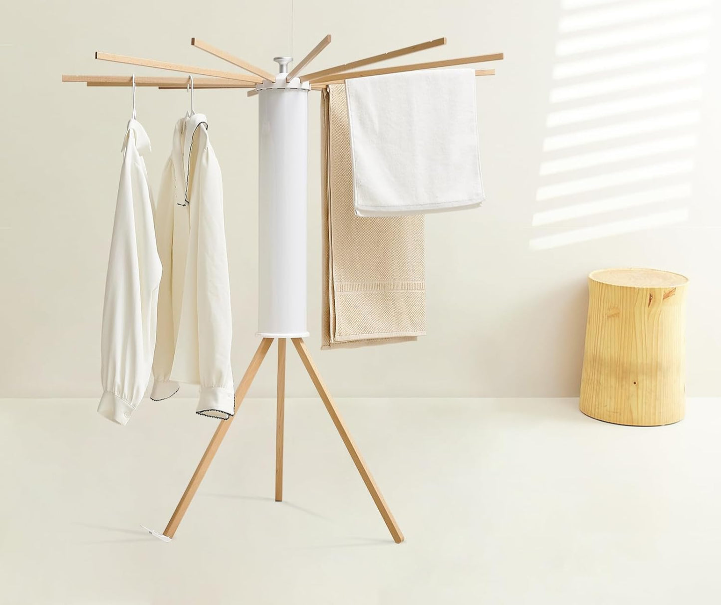 Tendedero Plegable de Ropa con Estructura Tripode