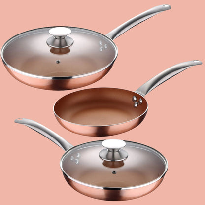 Juego de Batería de Cocina  Onil y Set de Sartenes Optimum Cooper