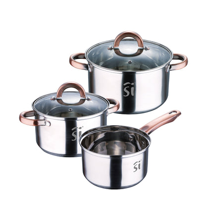 Juego de Batería de Cocina  Onil y Set de Sartenes Optimum Cooper