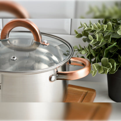 Juego de Batería de Cocina  Onil y Set de Sartenes Optimum Cooper