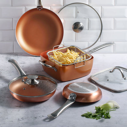 Juego de Batería de Cocina  Onil y Set de Sartenes Optimum Cooper