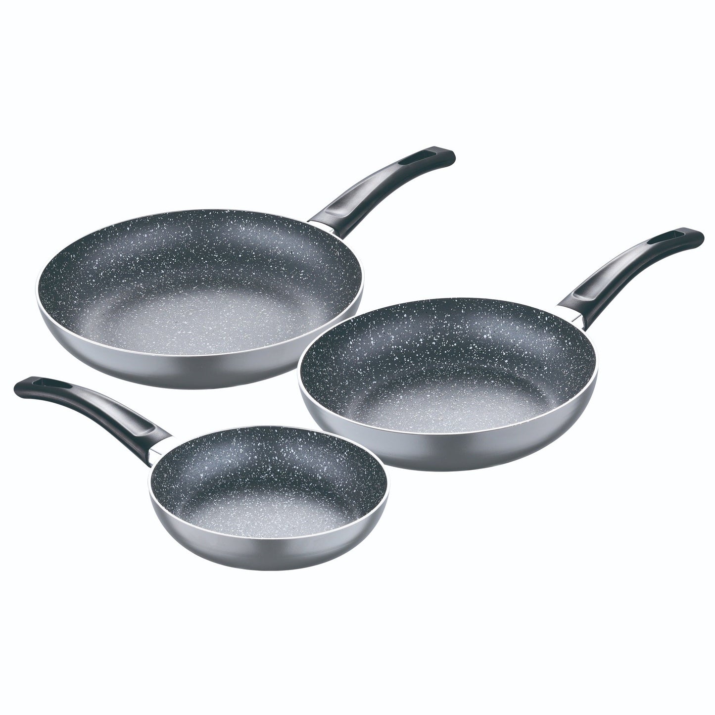 Juego de Batería de Cocina  - 8 Piezas + Set de 3 Sartenes Soul Marble en Aluminio Prensado