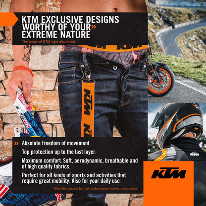 Set de 10 Calzoncillos Boxer Negro KTM para Hombre - 65% poliéster, 35% algodón