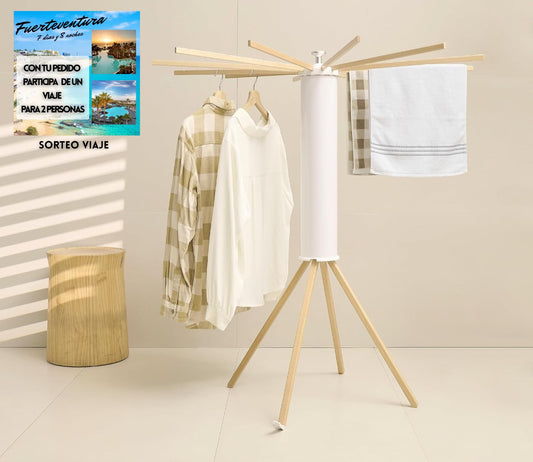 Tendedero Plegable de Ropa con Estructura Tripode