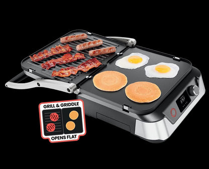 Prensa Panini Digital 5 en 1 con Grill y Plancha Reversible