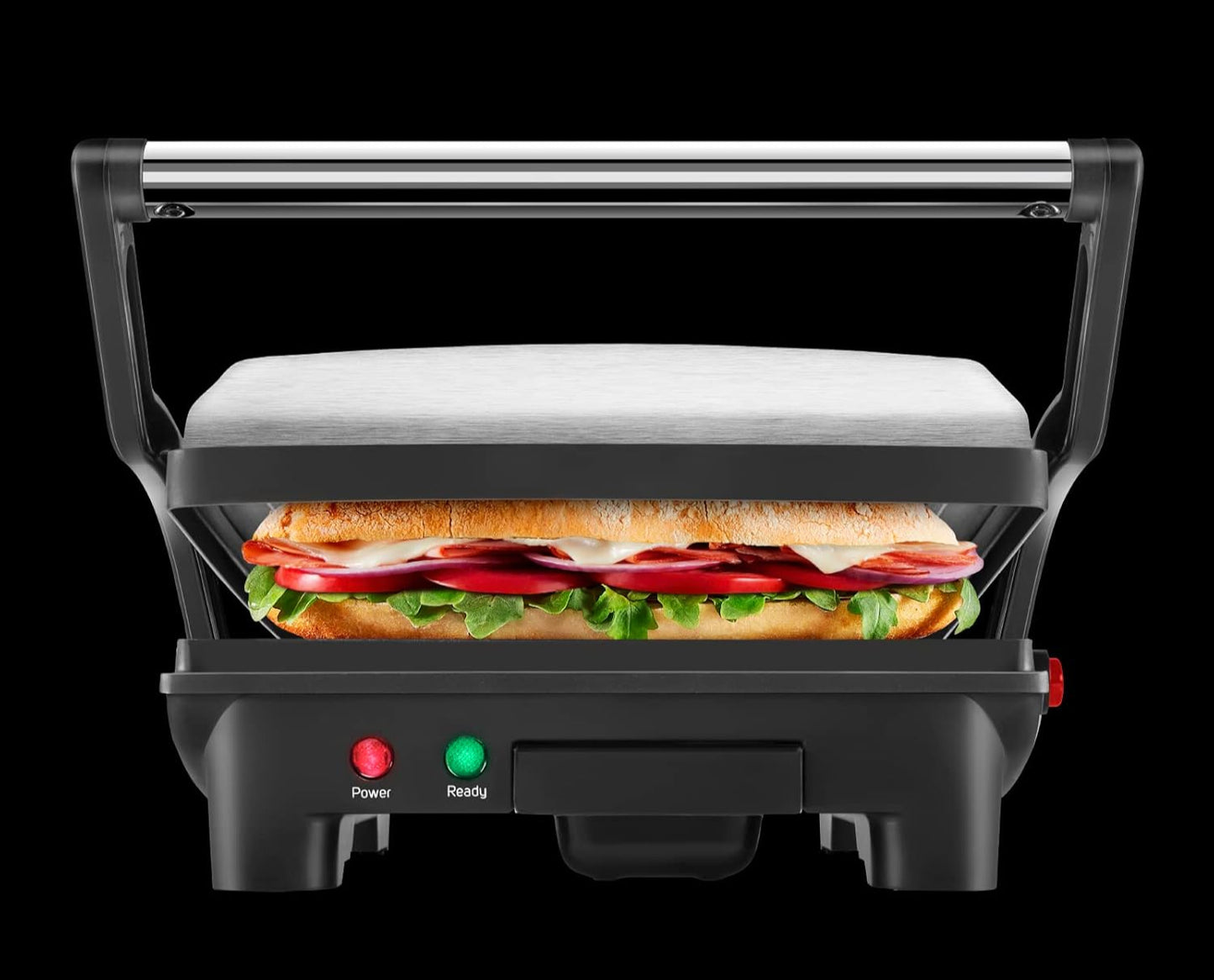 Prensa Panini Digital 5 en 1 con Grill y Plancha Reversible