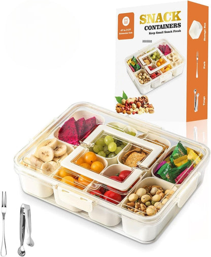 SnackBox Max 8 - Contenedor para mantener tus snacks, frutas, verduras