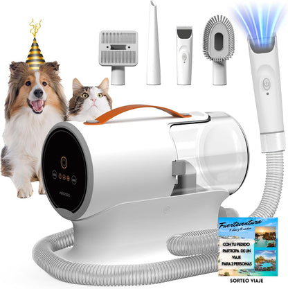 PetClean Pro 5 en 1 - Aspiradora de aseo para perros