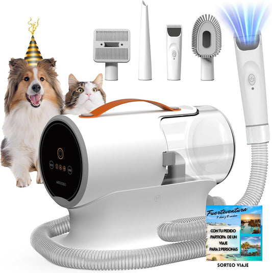 PetClean Pro 5 en 1 - Aspiradora de aseo para perros