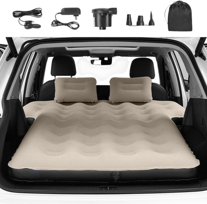 AirComfort SUV Max | Colchón Inflable para SUV y Campamento + Bomba de Aire Portátil de Regalo