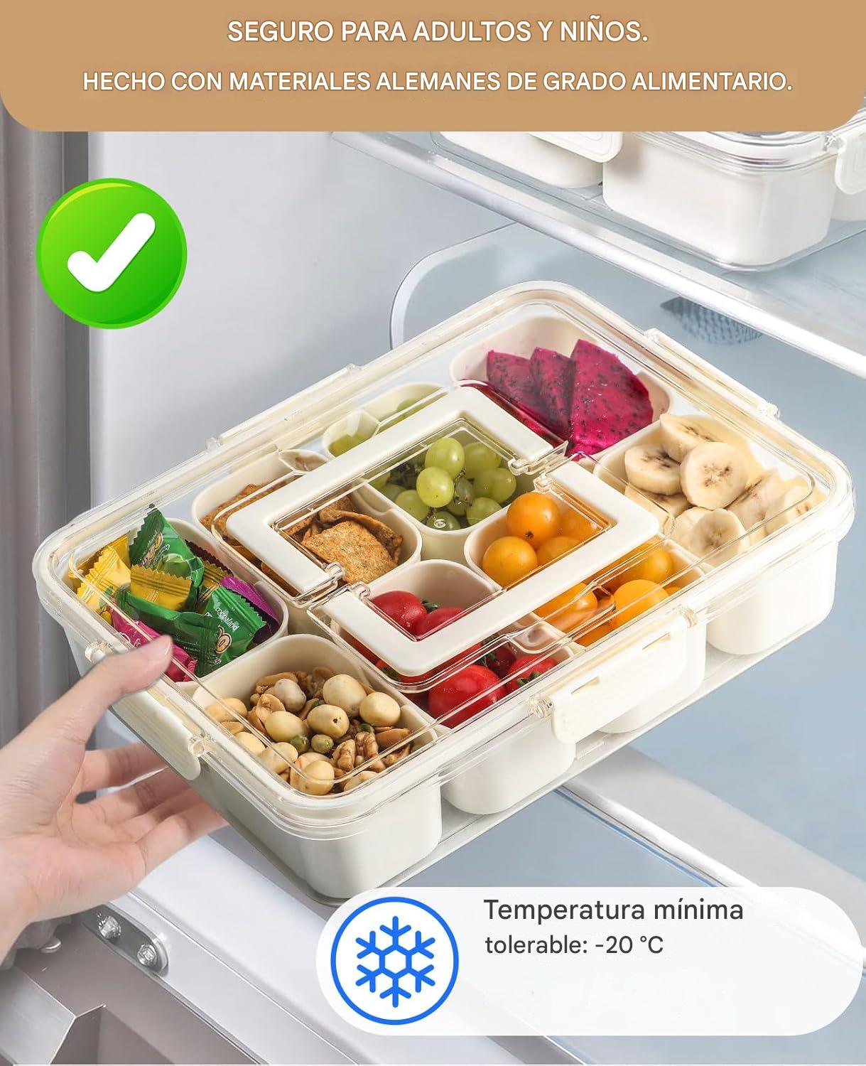 SnackBox Max 8 - Contenedor para mantener tus snacks, frutas, verduras