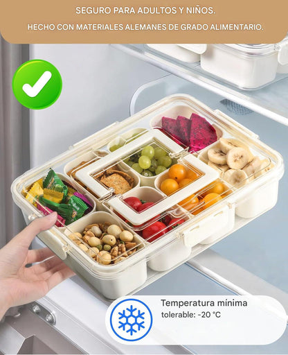 SnackBox Max 8 - Contenedor para mantener tus snacks, frutas, verduras