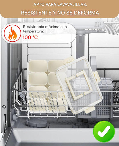 SnackBox Max 8 - Contenedor para mantener tus snacks, frutas, verduras