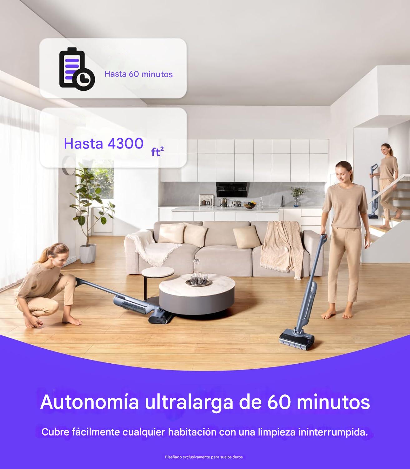 Aspiradora y Mopa Inalámbrica S20 Pro con Autolimpieza
