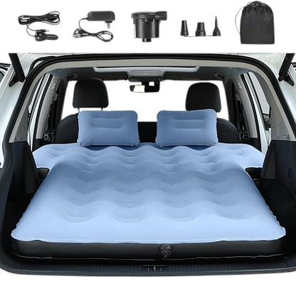 AirComfort SUV Max | Colchón Inflable para SUV y Campamento + Bomba de Aire Portátil de Regalo