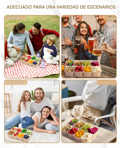 SnackBox Max 8 - Contenedor para mantener tus snacks, frutas, verduras