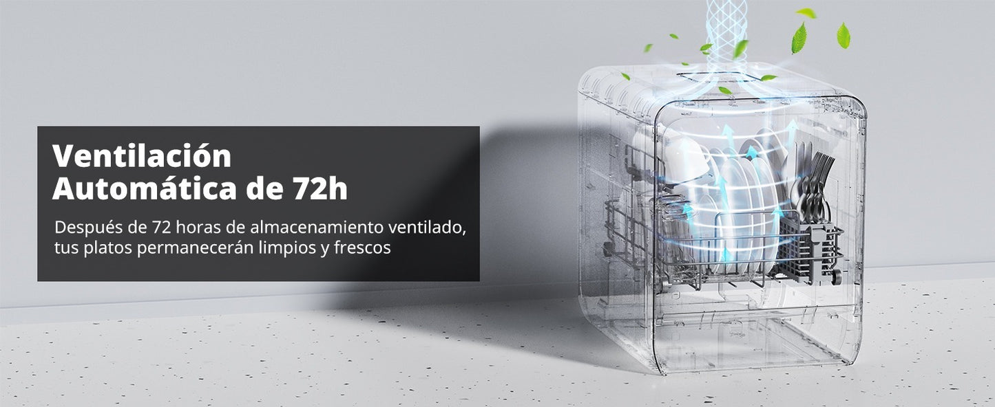 Lavavajillas Portátil de Encimera – Funcionalidad, Comodidad y Eficiencia para tu Hogar