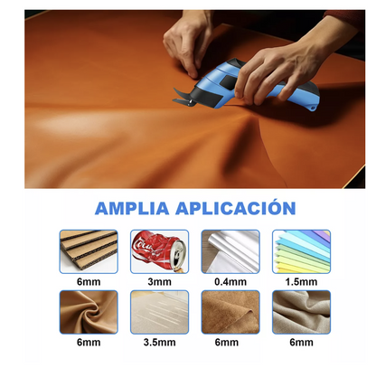 Tijeras Eléctricas Inalámbricas para Cortar Tela y Cartón