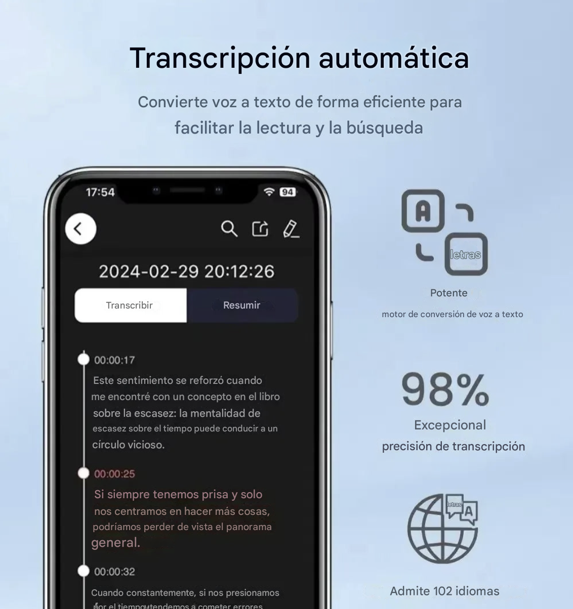 Grabadora Inteligente con IA