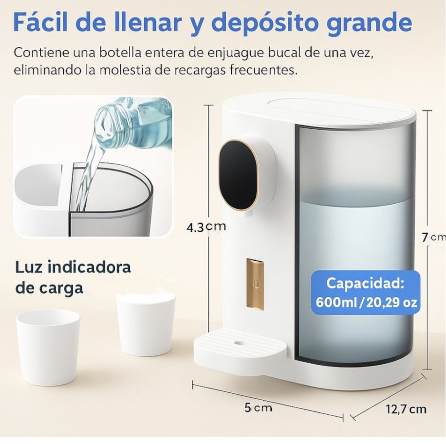 Dispensador Automático De Enjuague Bucal