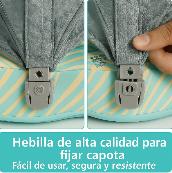 Flotador Bebé con Sombrilla y Protección Solar