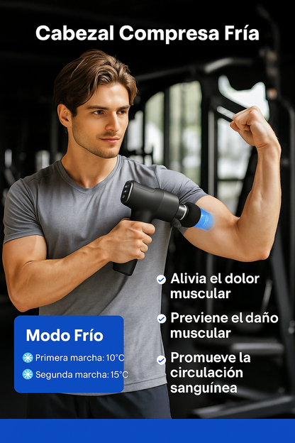 Pistola Masajeadora Calor y Frío ThermoRelax