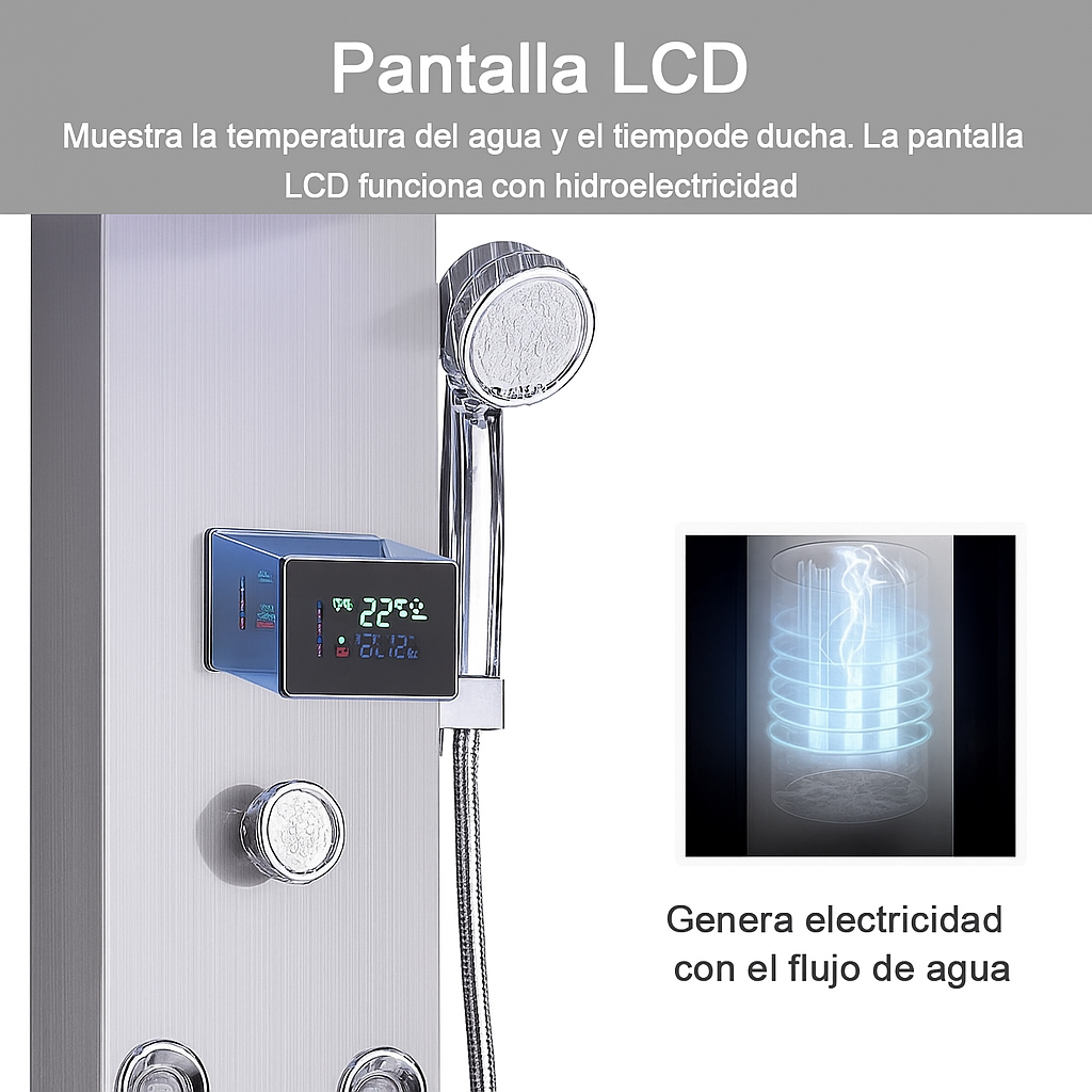 Panel de Ducha Multiusos
