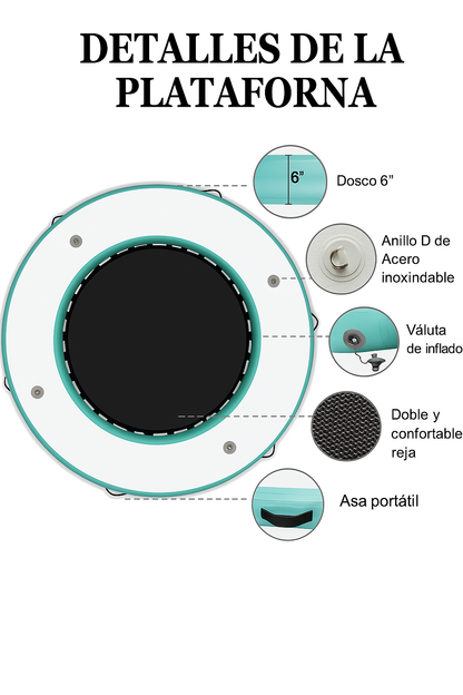 Isla Flotante inflable