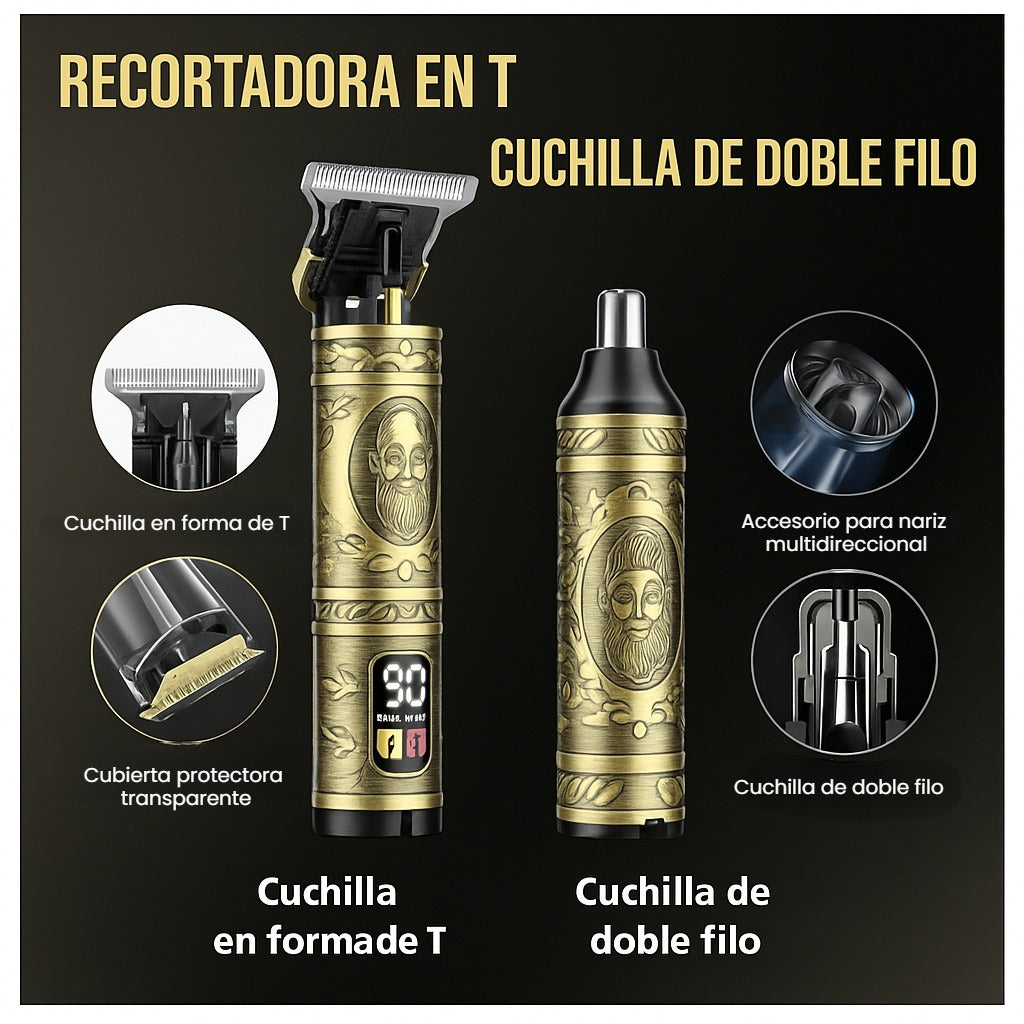 Kit 4 maquinillas. Conviértete en tu propio barbero