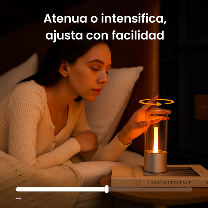 Aluma- lámpara cálida y elegante