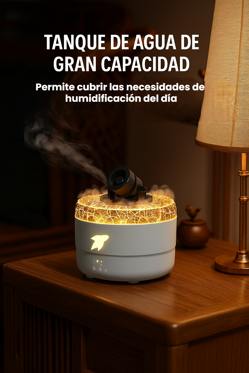 Humidificador de Aceite Esencial Volcán