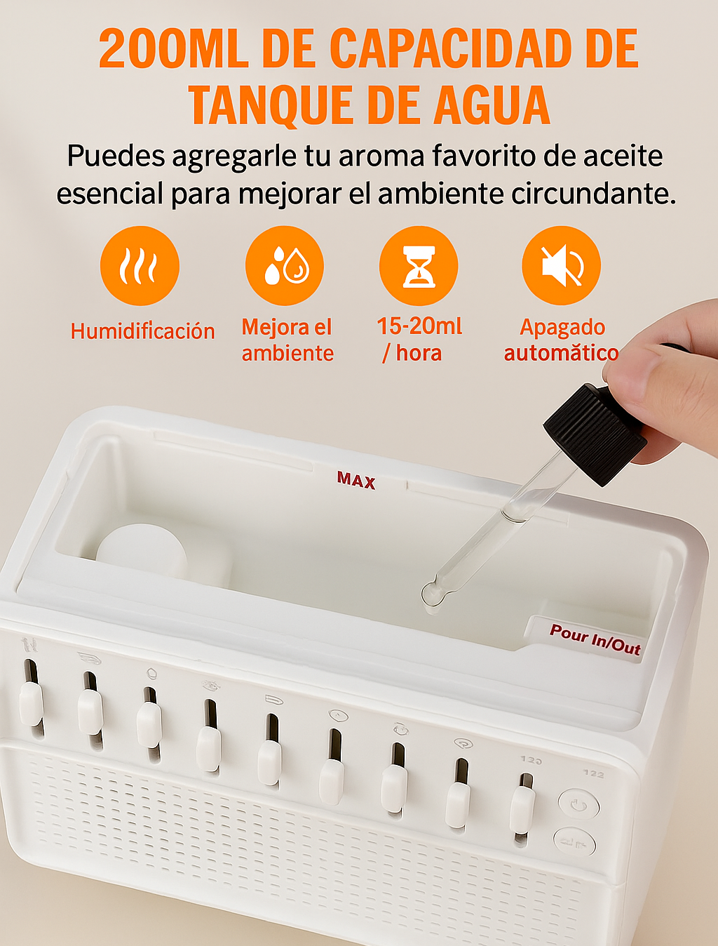 Difusor SoundGlow™ – Sueño profundo, aromas relajantes y sonidos a tu medida