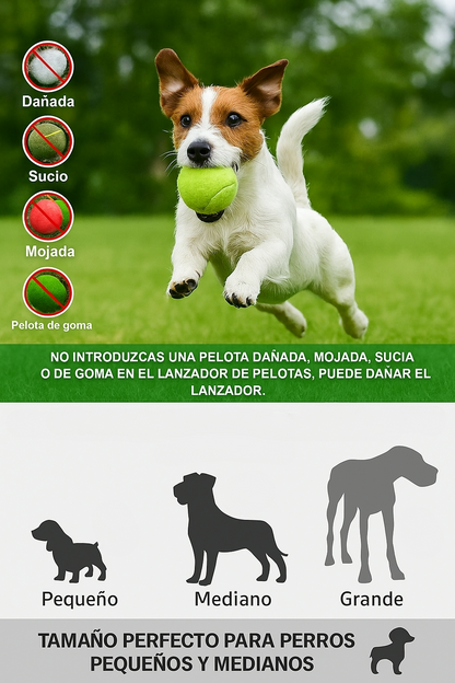 Lanzador Automático de Pelotas para Perros Pelotín Go