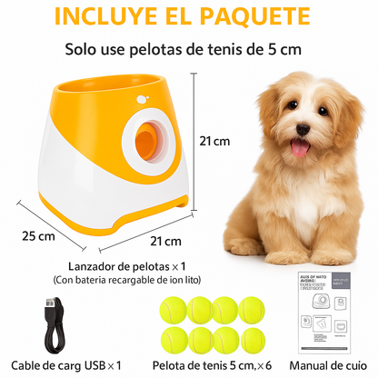 Lanzador Automático de Pelotas para Perros Pelotín Go