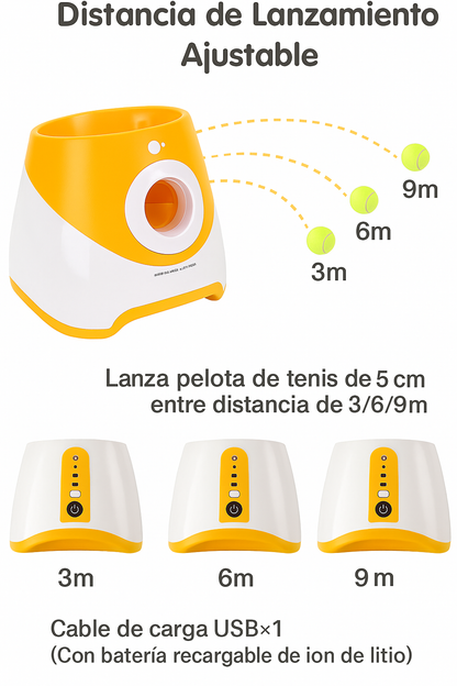 Lanzador Automático de Pelotas para Perros Pelotín Go