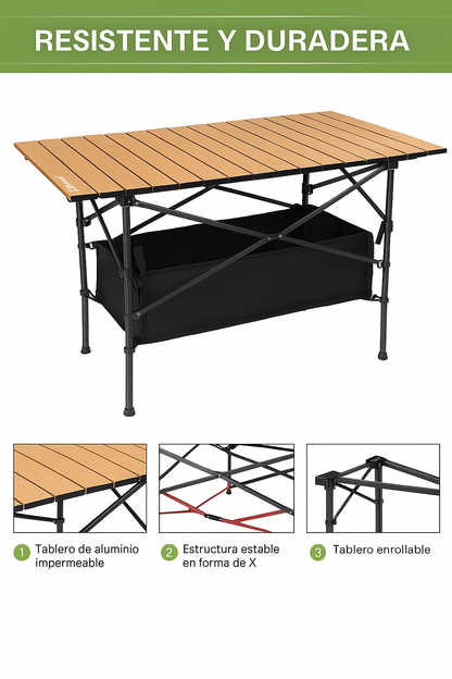 Pack Aventurero: Mesa plegable + Sillon XL